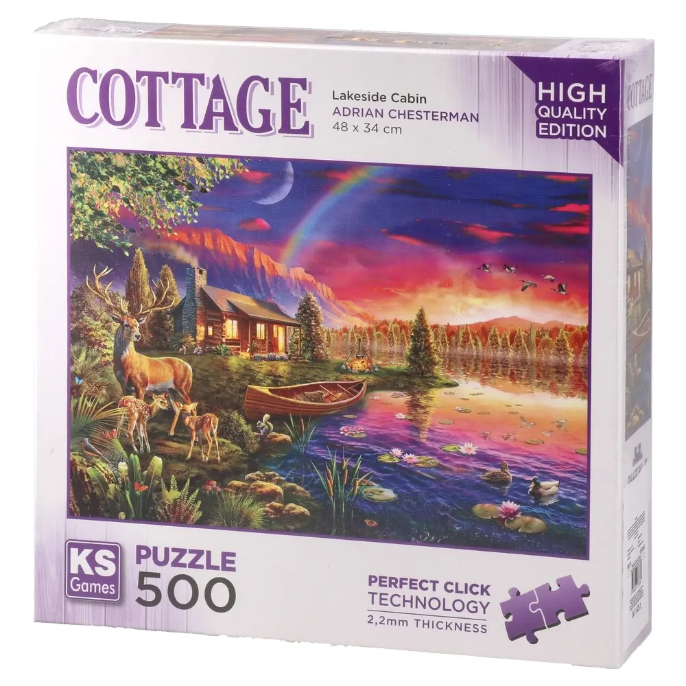 KS Games Slagalica Lakeside cabin, Adrian Chesterman, 500 delova
