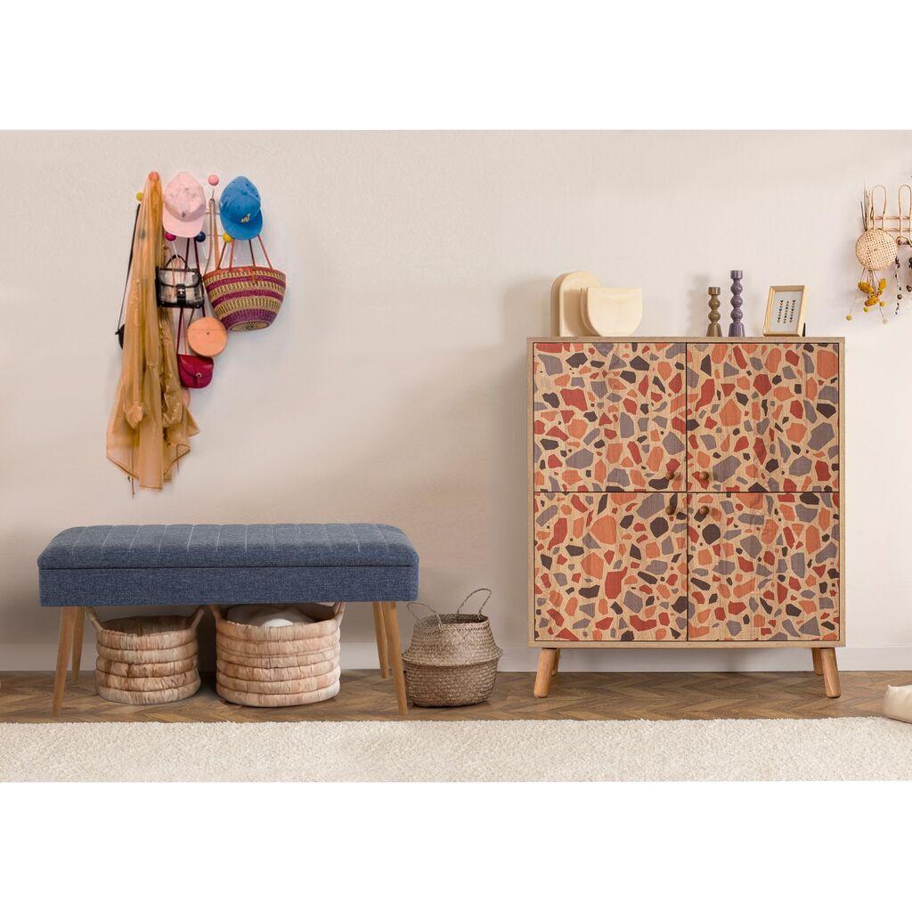 Hanah Home Set Nameštaj za hodnik Multilux Pebble 1048, Plavi