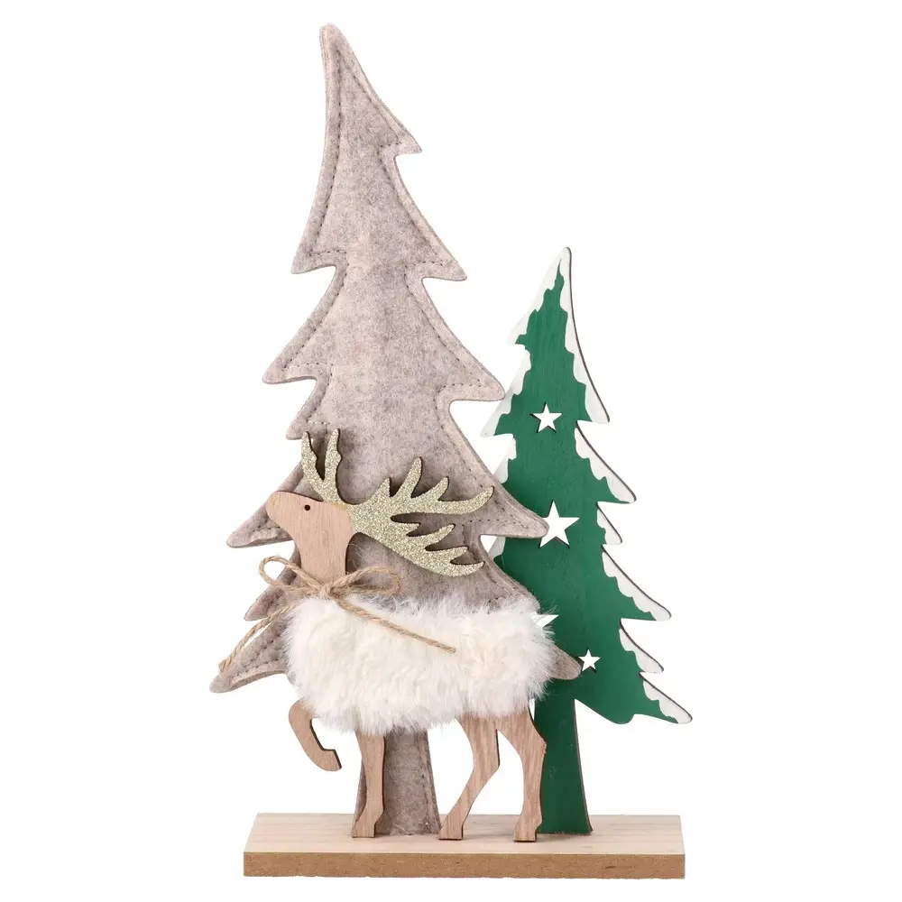 Festa Novogodišnja dekoracija Jelke sa irvasom Sven, 31cm