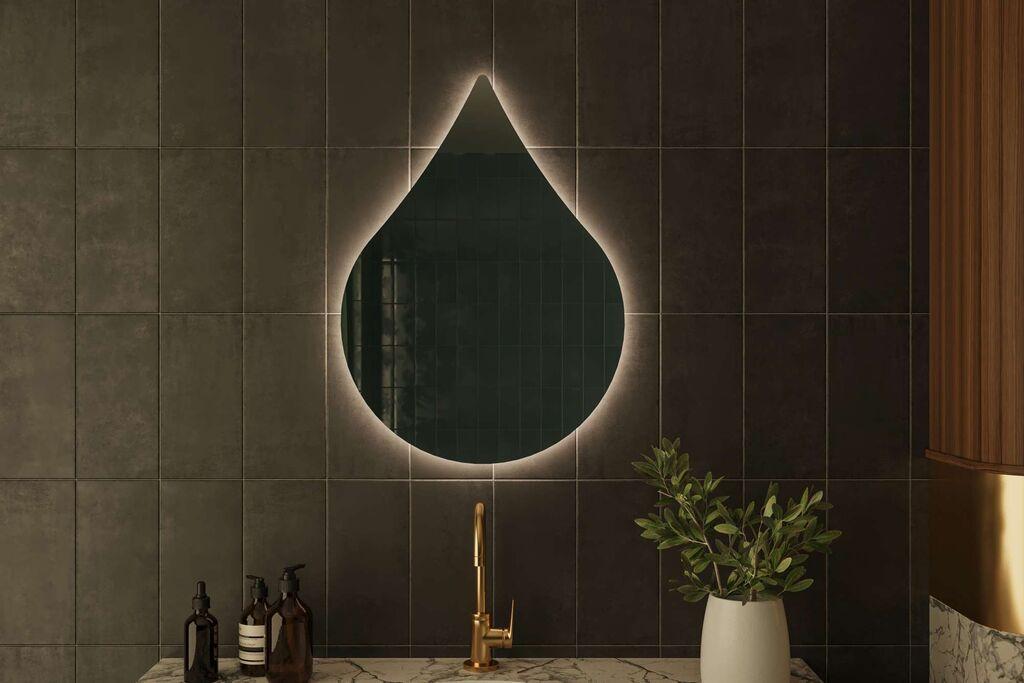 Hanah Home Ogledalo Damla, Belo