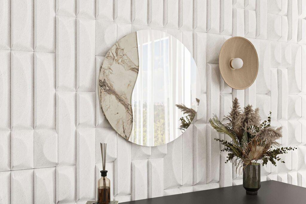 Hanah Home Ogledalo Oula, Prljavo belo