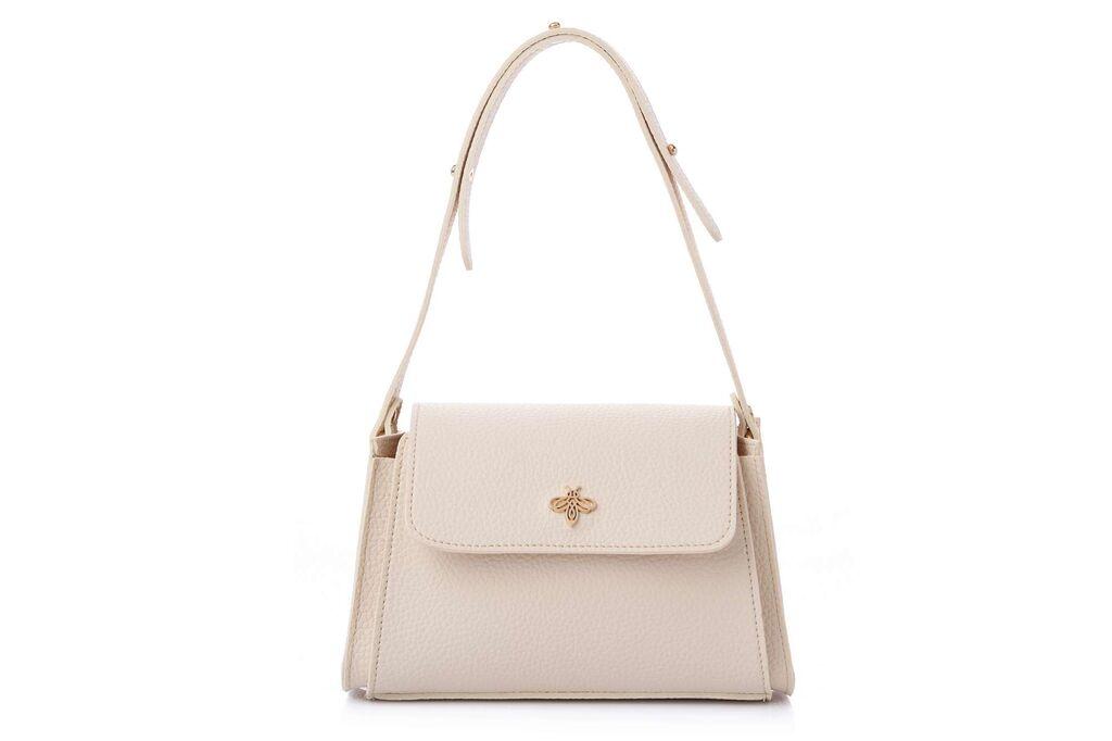 Lucky Bees Ženska torba Diana, Krem