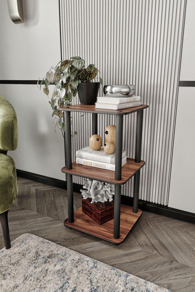 Hanah Home Polica za kuću Bookcase, 34x72x34 cm, Boje oraha