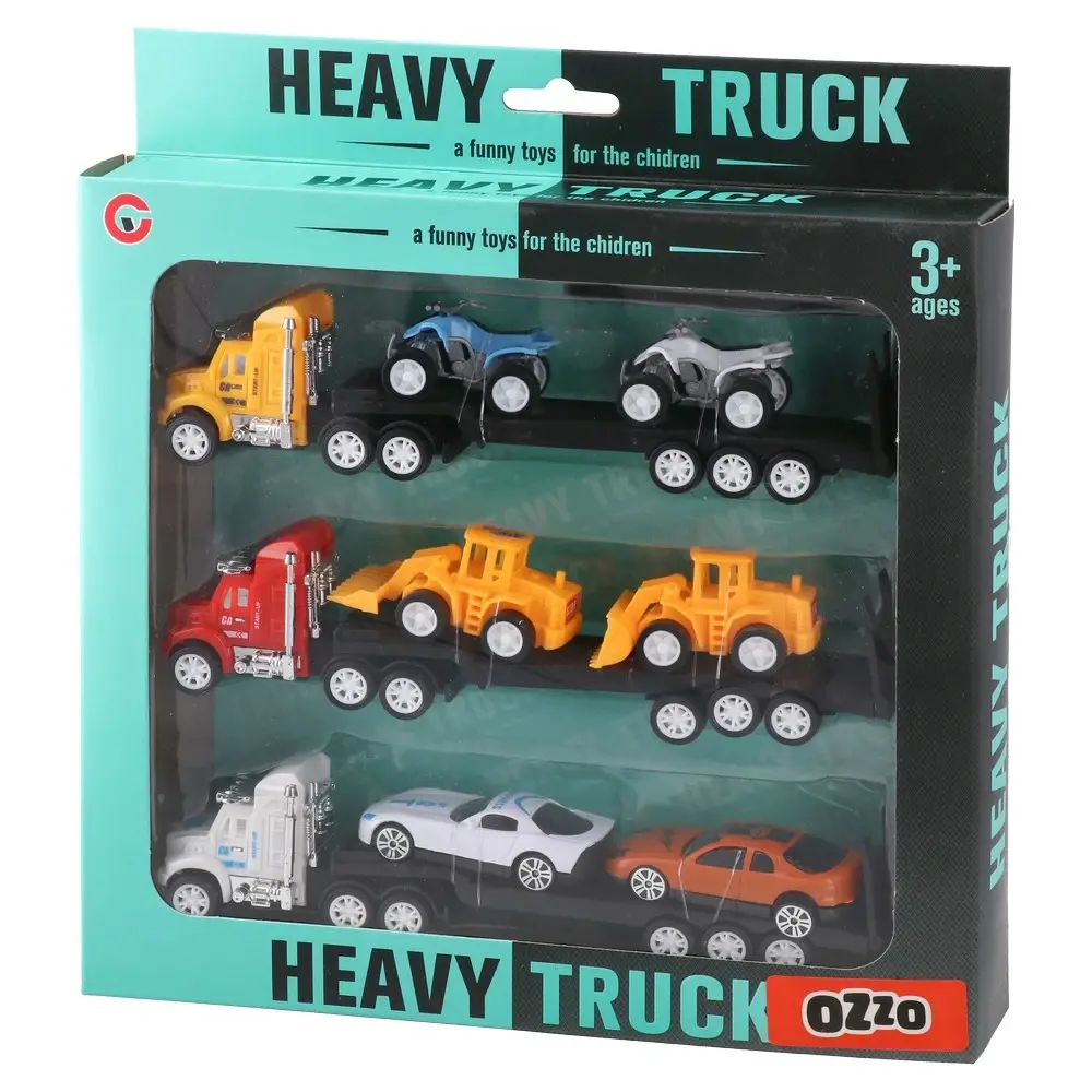 Igračka set teretni kamion sa autićima Heavy truck, Šareni