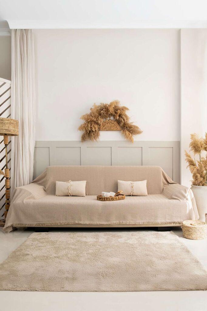 L'essentiel Maison Prekrivač za sofu Rio, 180x300 cm, Krem