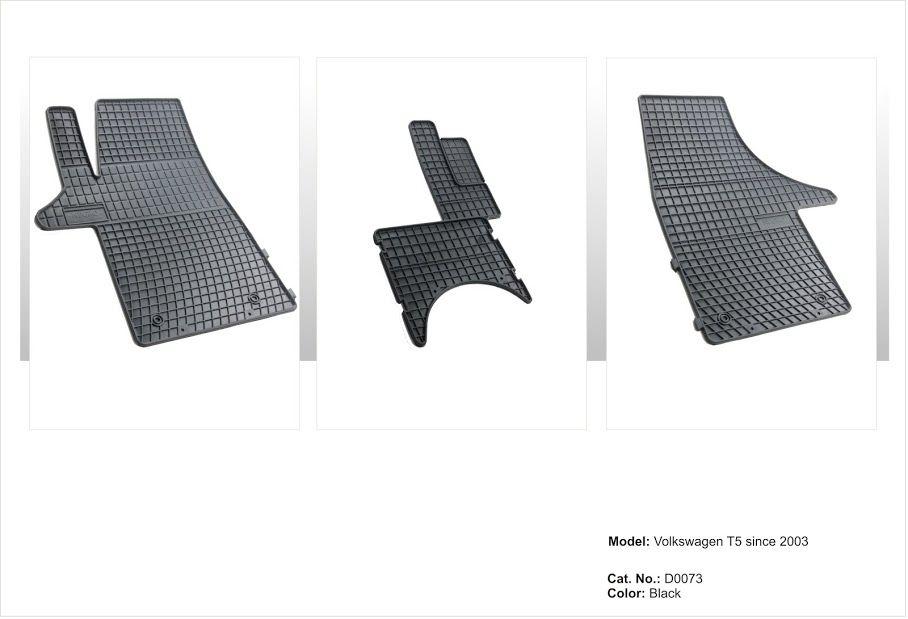 Frogum Tipske patosnice za  VW Transporter T5 (2003-2015) / T6 (2015-2019) 3 mesta