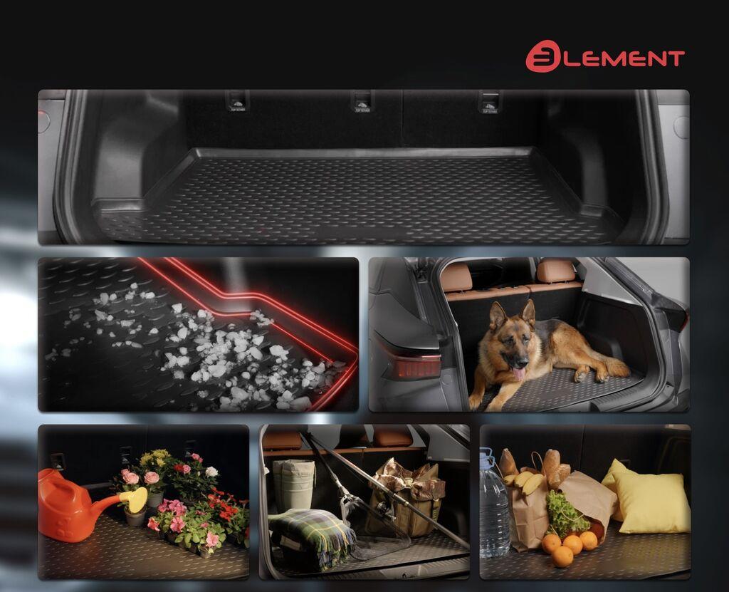 Tipska kadica za gepek Novline RENAULT Captur 2019-> Top trunk 1 pcs.