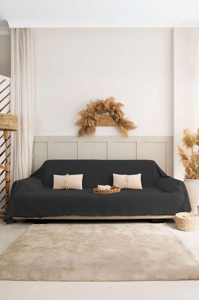 L'essentiel Maison Prekrivač za sofu Rio, 180x300 cm, Antracit