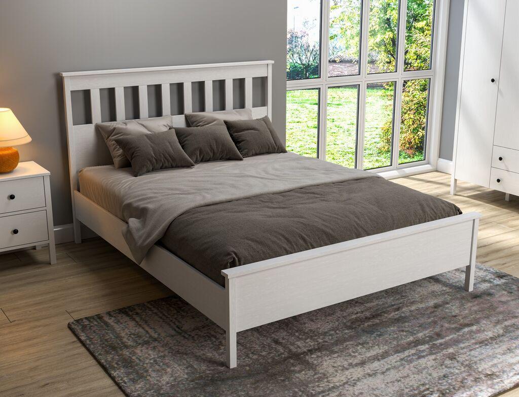 Hanah Home Francuski ležaj FRN-20063, 205x95x168 cm, Beli