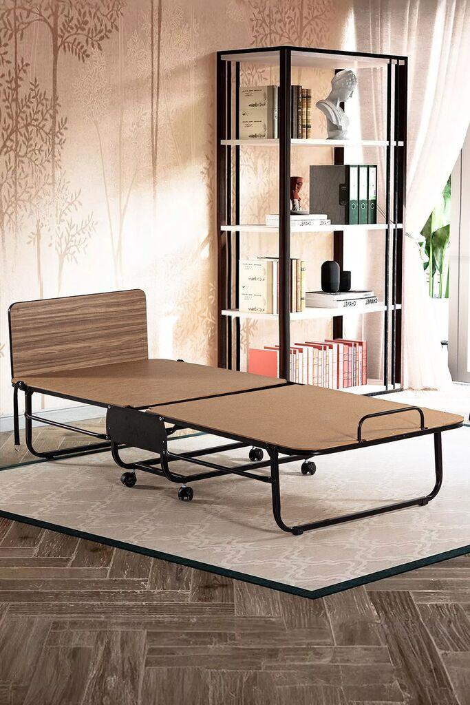 Hanah Home Krevet na sklapanje Katlanir, 80x190 cm, Beli