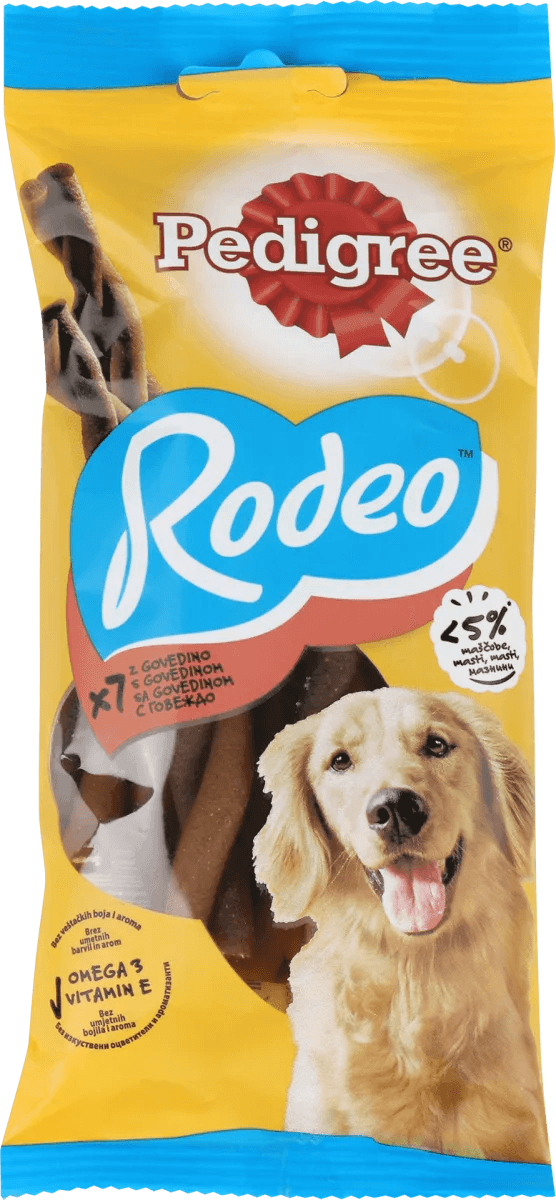 Pedigree Poslastica za pse sa ukusom piletine i slanine, 7 komada
