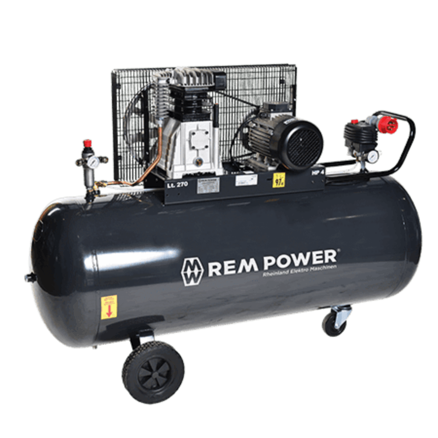 REM POWER Kompresor E500/9/270, 400V, 50Hz, 3kW