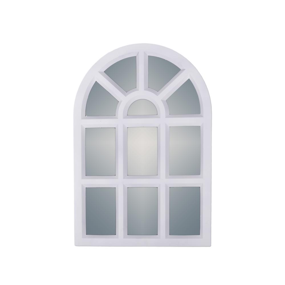 DIKER HOME Zidno ogledalo, 58x40cm, Belo