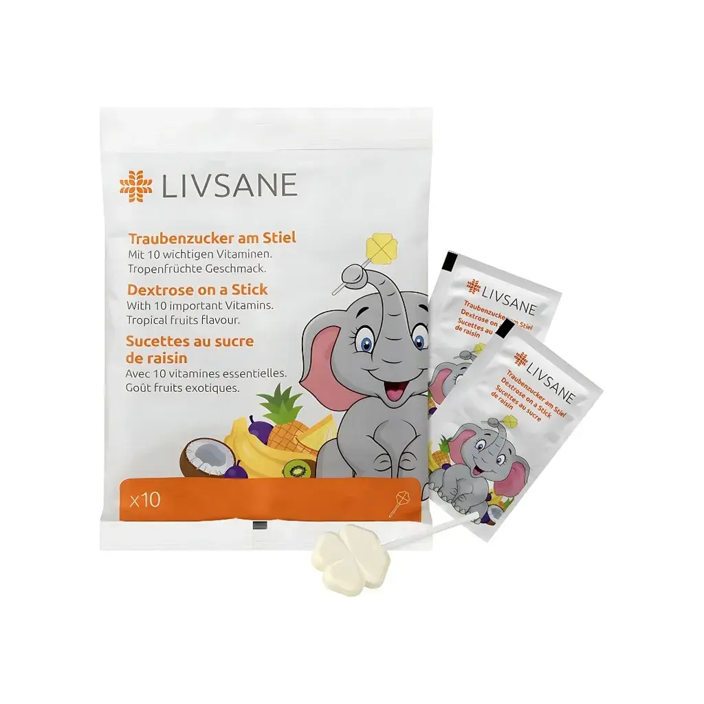 Livsane Lizalica za decu sa vitaminima, 10 komada