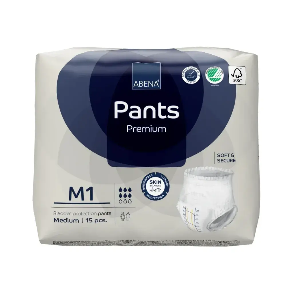 Abena Pants M1 gaćice za inkontinenciju, 15 komada