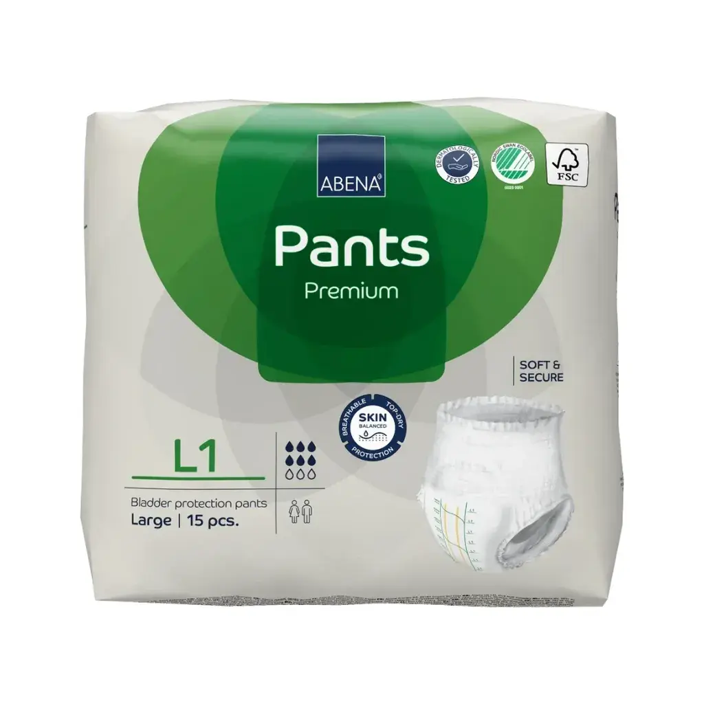 Abena Pants L1 gaćice za inkontinenciju, 15 komada