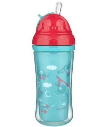 Canpol Babies Šolja sa slamcicom 260ml Planes 74/051