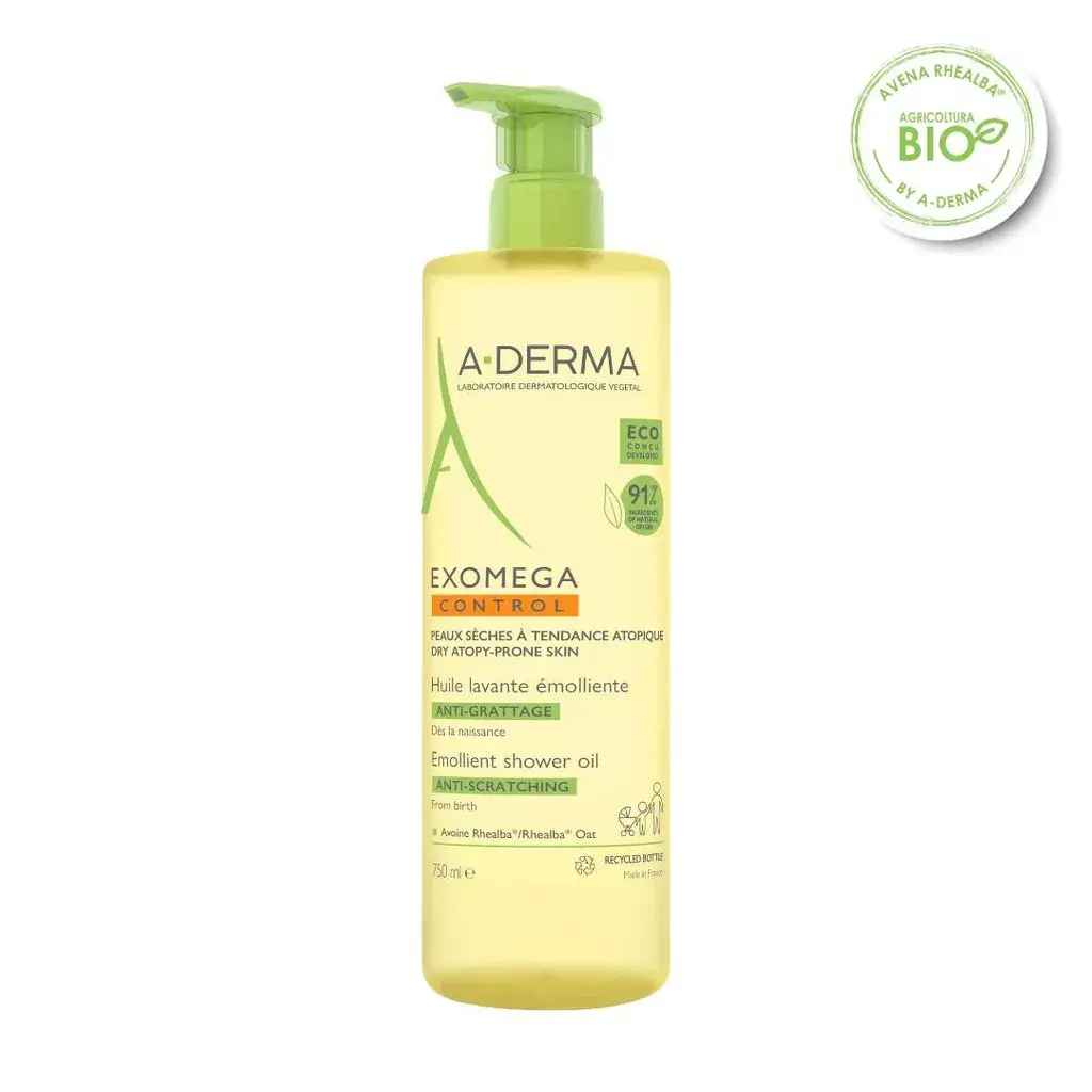 A-derma Exomega control Ulje za tuširanje, 750 ml