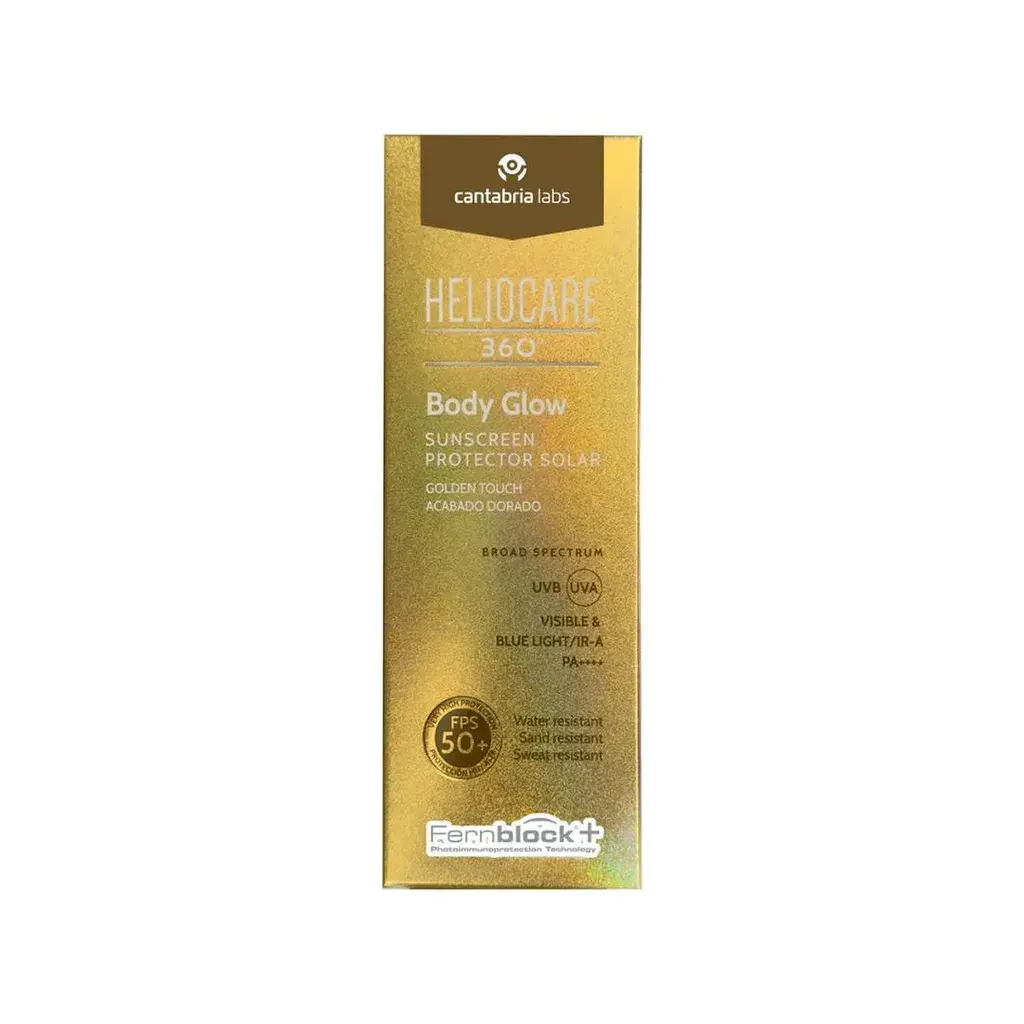 Heliocare Gel te telo 360 Body glow, SPF50+, 100 ml
