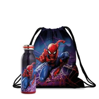 Egan Italy Set termos i podesiva torba Spider-Man Marvel, 2 komada