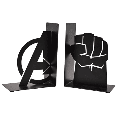 Widdop & Co Držač za knjige Marvel, The Avengers, Hulk, Crni