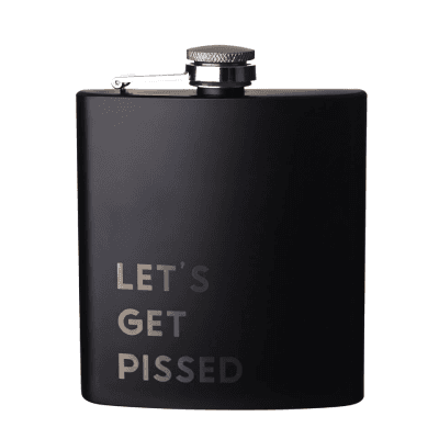 Widdop & Co Pljoska Now or never, Let is Get Pissed, Crna