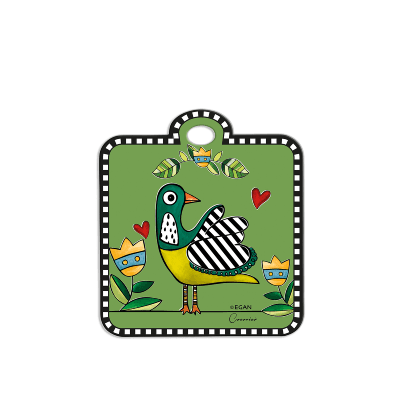 Egan Italy Podmetač zasto Cocorico, 16x8 cm, Zeleni