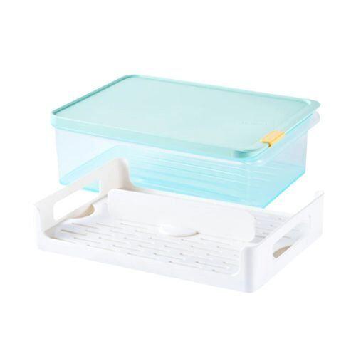 LocknLock Posuda za zamrzavanje Freezer fit sa separatorom, 3.5 L, Plava