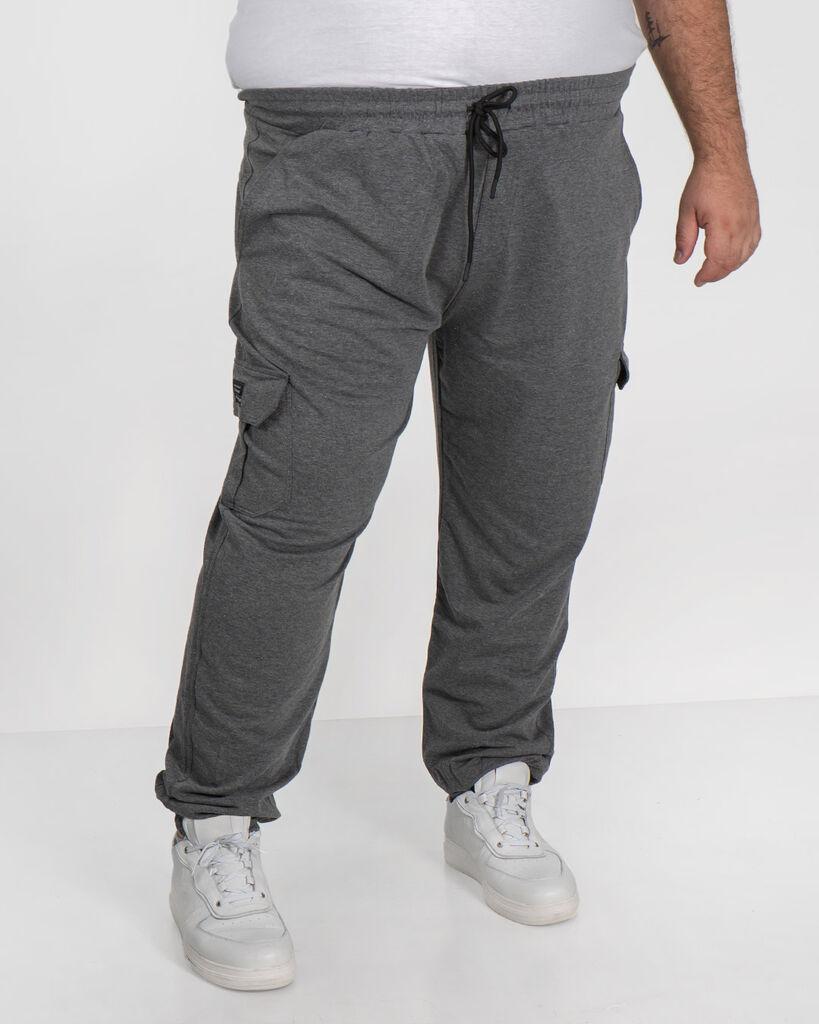 La ForceGrande Muški donji deo trenerke FF 5354, Sivi