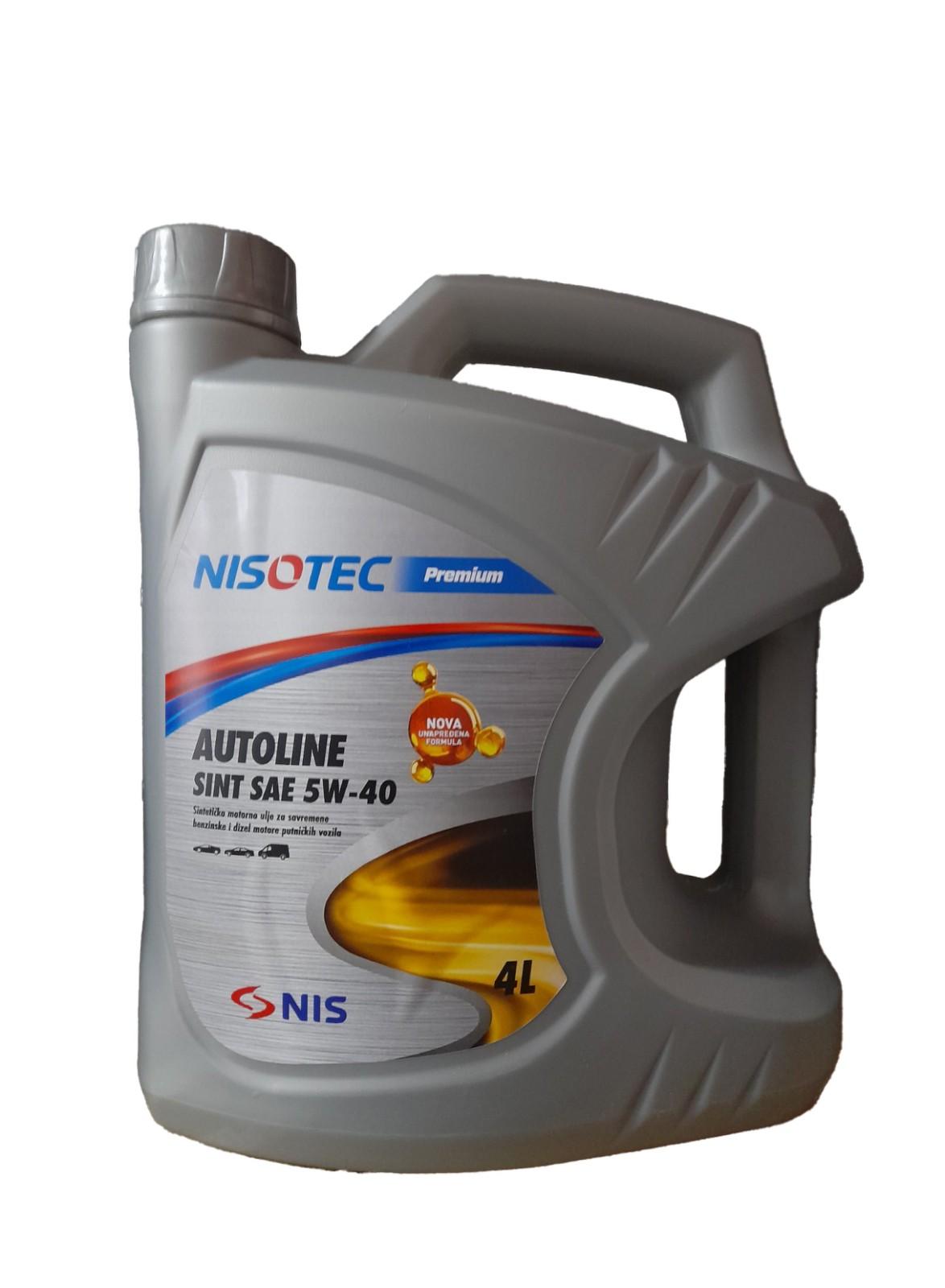 NISOTEC Autoline SINT SAE 5W40 Motorno ulje, 4l