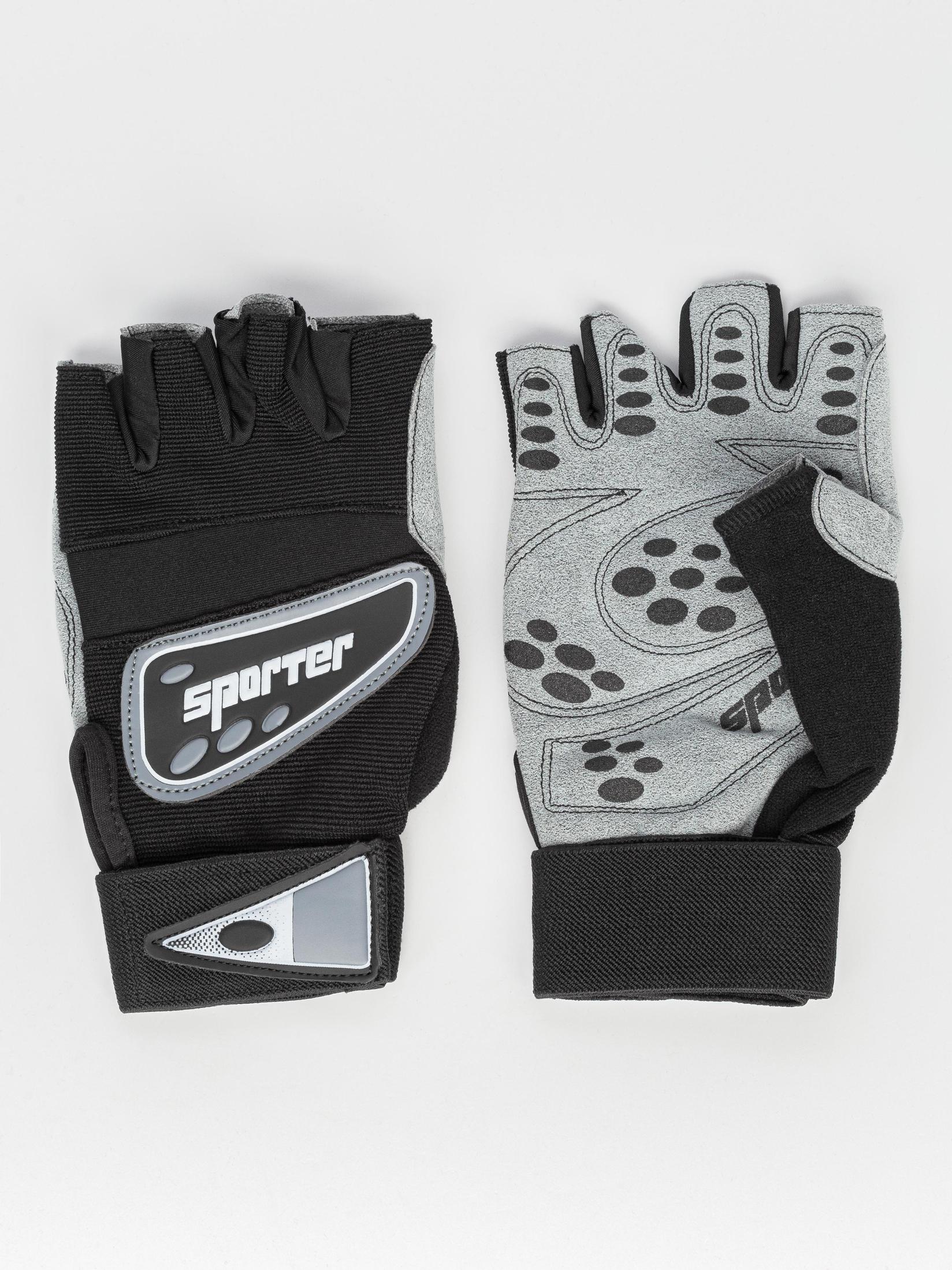 SPORTER BOXING Rukavice za fitnes i teretanu, Crne