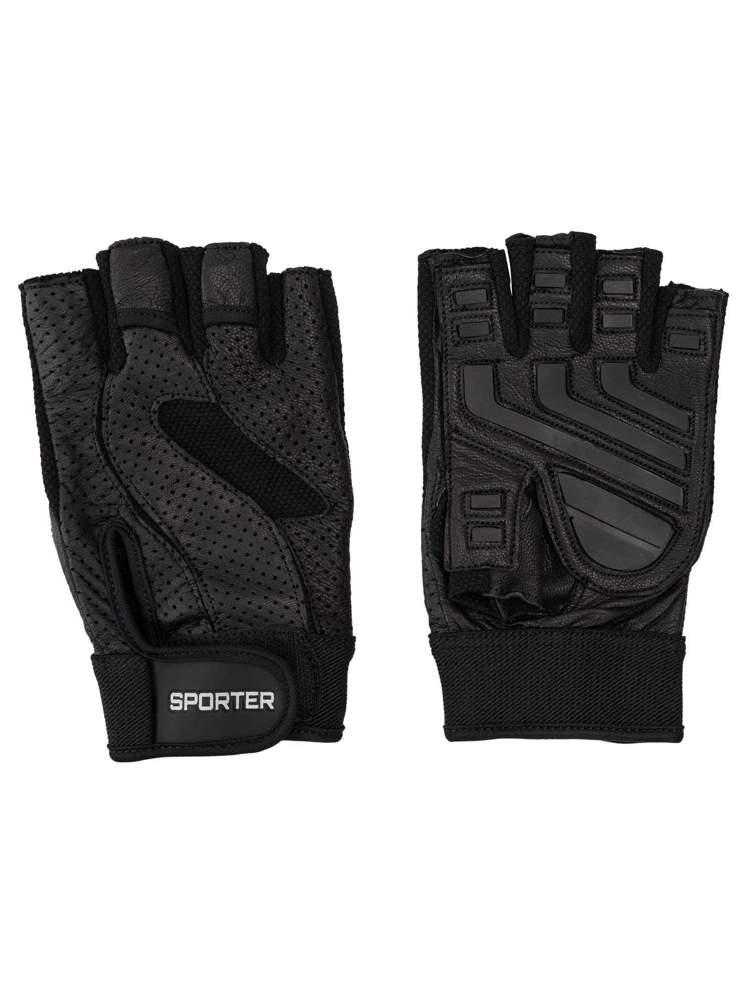 SPORTER BOXING Rukavice za fitnes, Crne