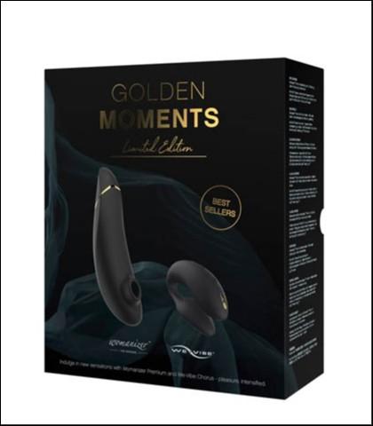 WOMANIZER Vibrator Golden Moments, Crni