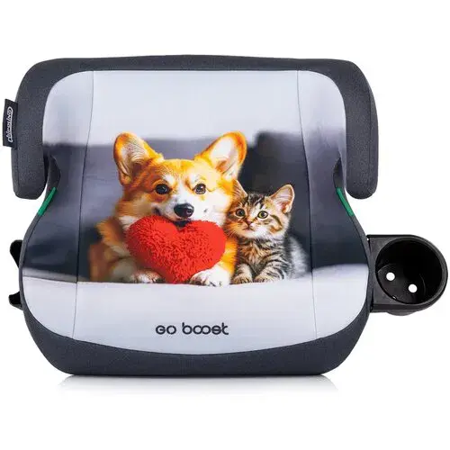 Chipolino Buster auto sedište Go Boost, I-SIZE 125-150cm, Tamnosivo