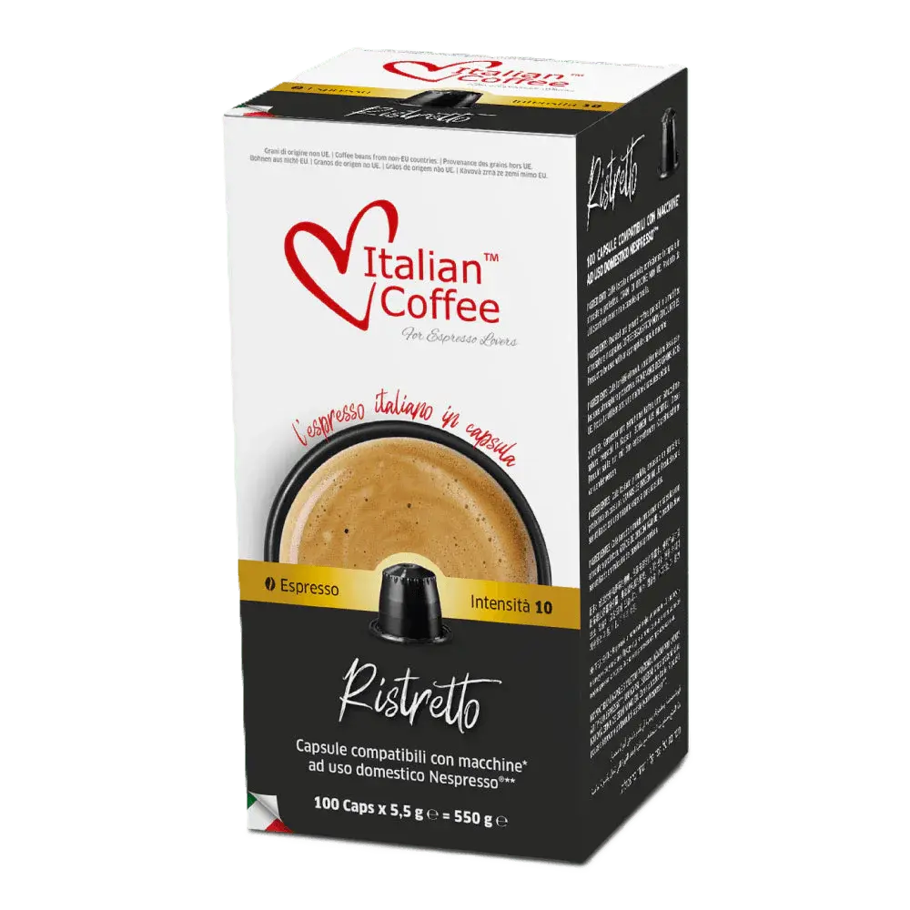 Italian Coffee Kapsule za kafu Espresso Ristretto, 100 kapsula