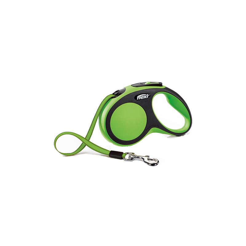 FLEXI Povodac za pse New comfort S, Crno-zeleni