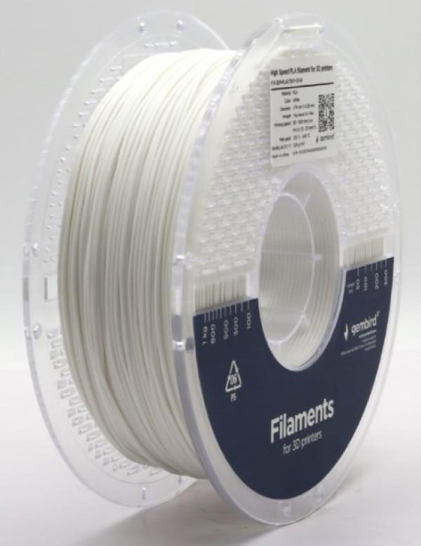 GEMBIRD Filament za 3D stampač  3DP-PLA1.75HY-01-W , 1.75mm, Beli