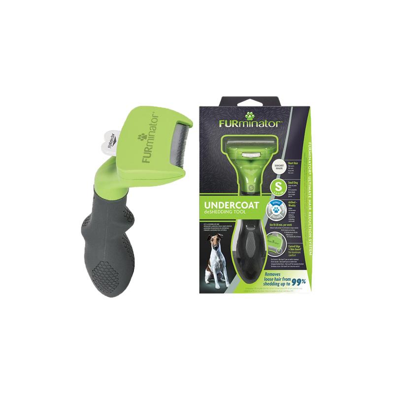 FURMINATOR Alat za kratkodlake pse do 9 kg, Zeleni