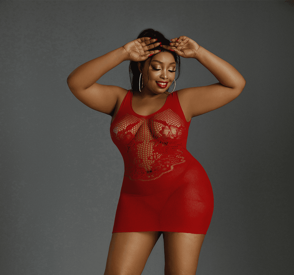 MOONLIGHT Sexy haljina Plus Model 08