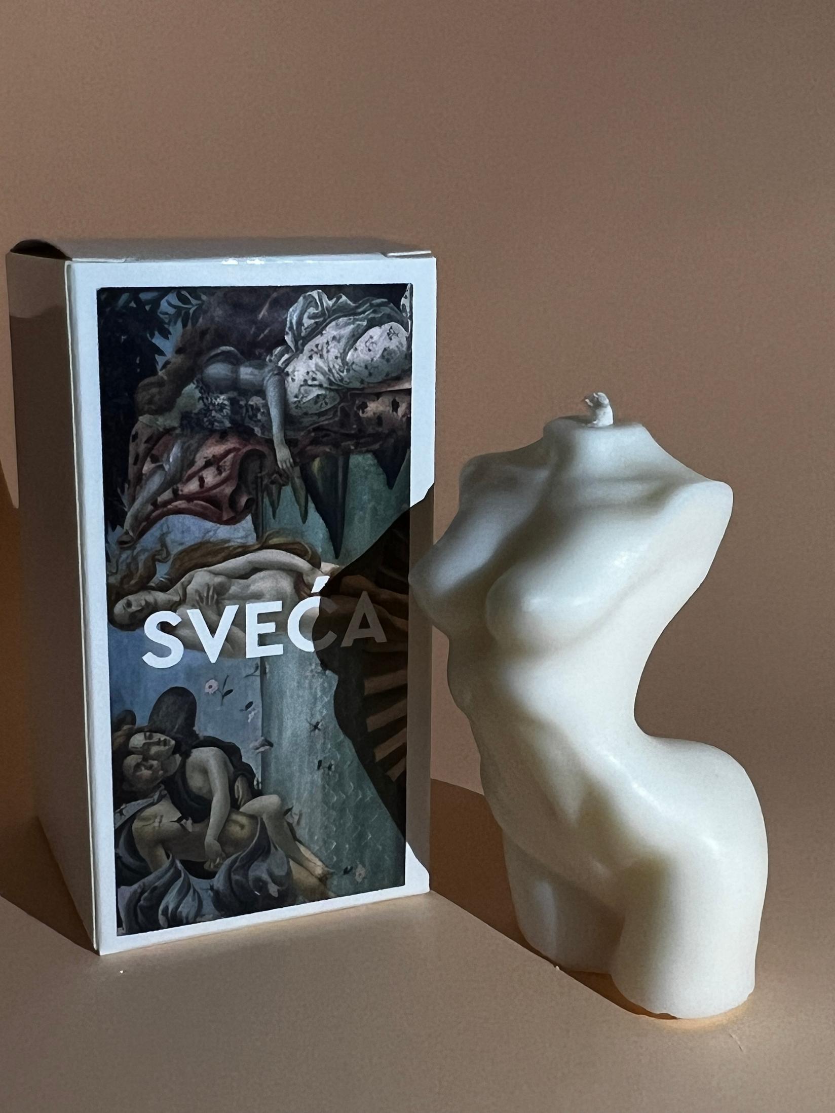 Sveća Classic Female Body, Bela