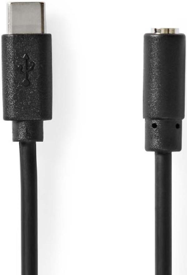 NEDIS Adapterski kabl sa USB-C muški sa 4-pinom CCGL65960BK10 , 1m, Crni