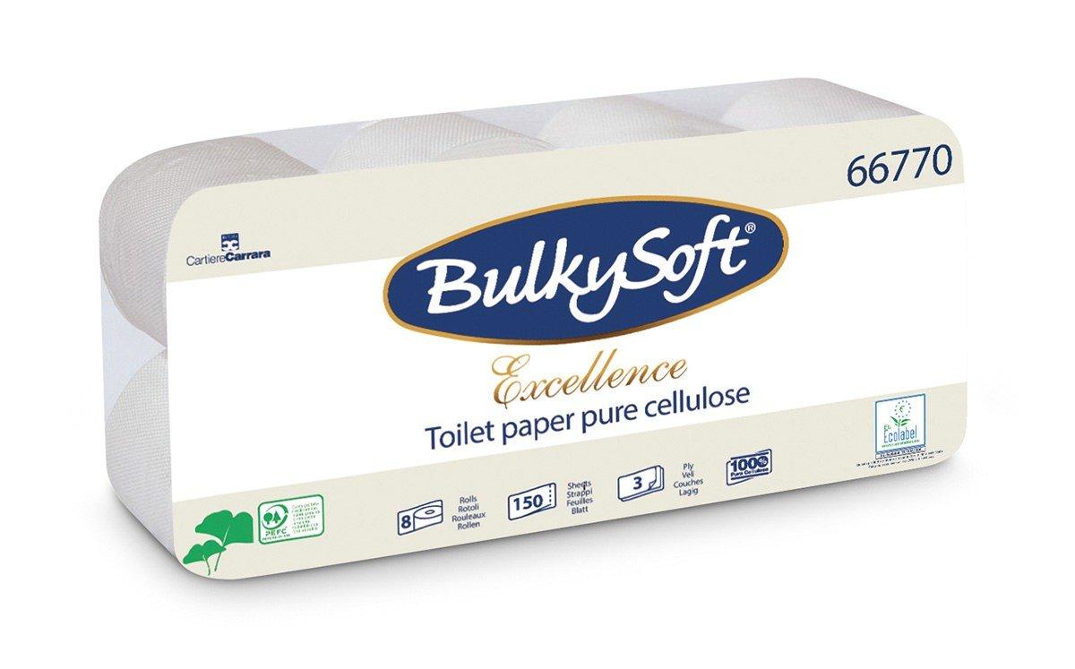 BULKYSOFT Toalet papir Excellence, 16m, Troslojni, 8 rolni