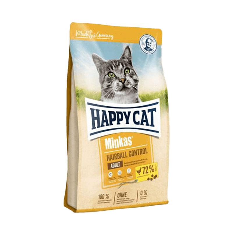 HAPPY CAT Hrana za odrasle mačke Minkas Hairball control, 10kg