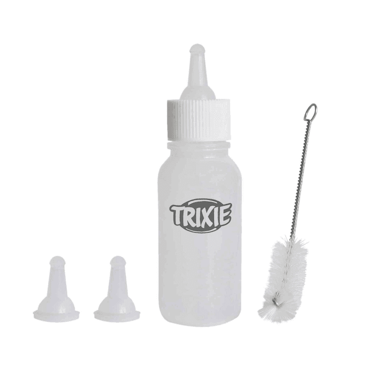 TRIXIE Set za dojenje štenaca i mačića, 4 dela, Beli