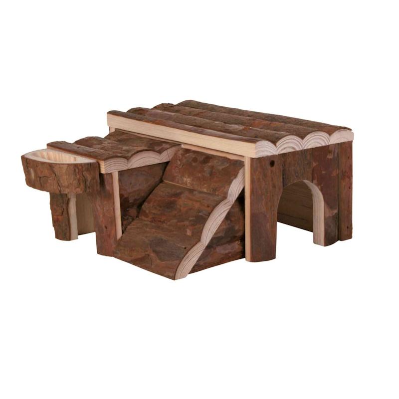 TRIXIE Kućica za male glodare Luka, Drvena, Braon