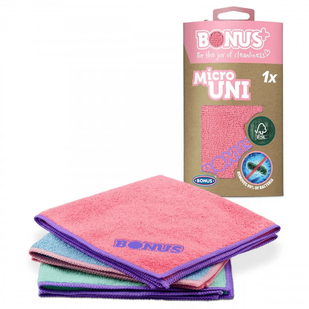 BONUS Mikrofiberna krpa MikroUni B453, 22x20 cm, Ružičasta, 1 komad