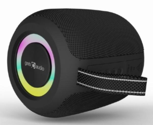 GEMBIRD Bežični zvučnik SPK-BT-LED-05-BK,RGB LED TWS speaker, 8W, BT, FM, USB, Handsfree, Crni