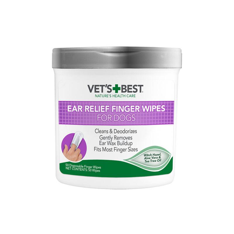 VET'S BEST Maramice za uši pasa, 50 komada