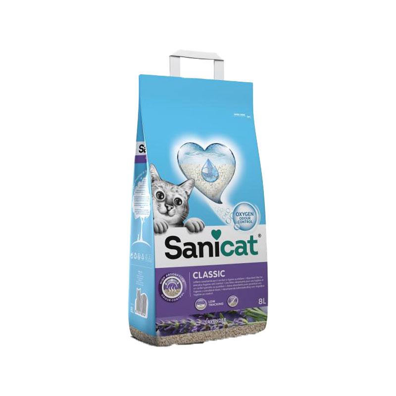 SANICAT Posip za mačke Classic, 8l
