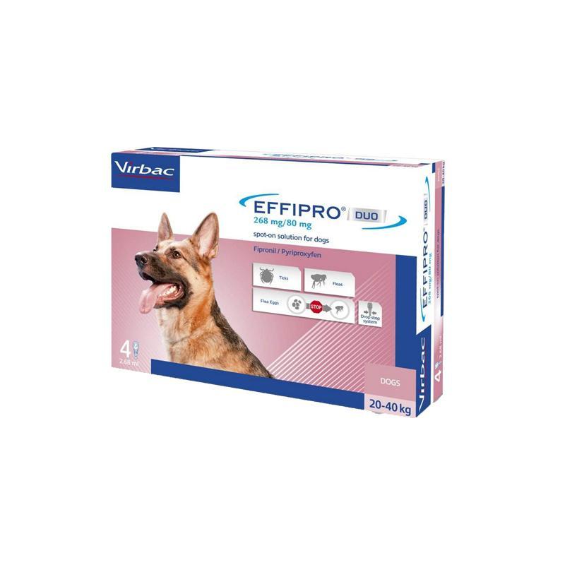 VIRBAC Preparat protiv buva za pse, 20-40kg, Effipro duo